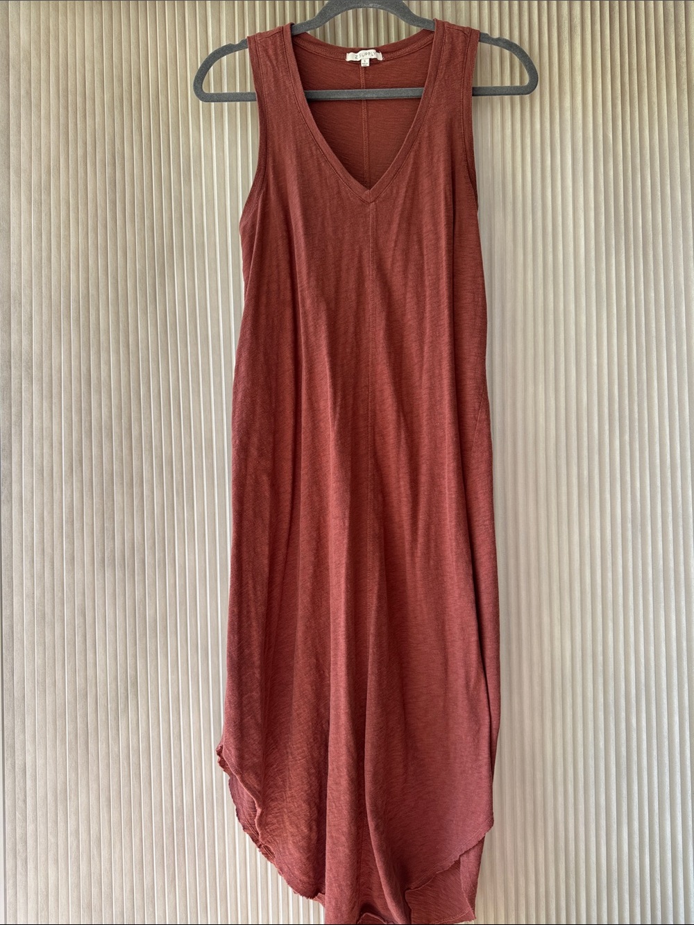 Z Supply Rust-Colored Knit dress